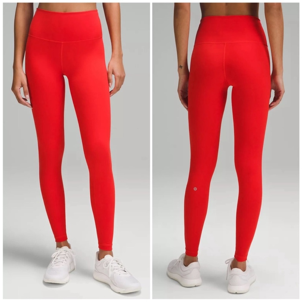 lululemon athletica Red High-Rise Leggings